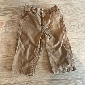 Carhartt carpenter pants, 12-18mo